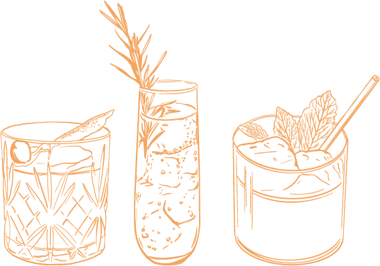 Cocktails Illustration